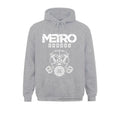 Men Sweatshirt Metro Exodus Hoodies Gas Mask Toxic Games Gaming Artyom Haunter Long Sleeves Coats Hooded Clothing