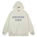 The Back To School Collection Fashion State Letter Print Hoodie Men Women High Quakity Loose Sweatshirts Autumn Fleece Hoodies