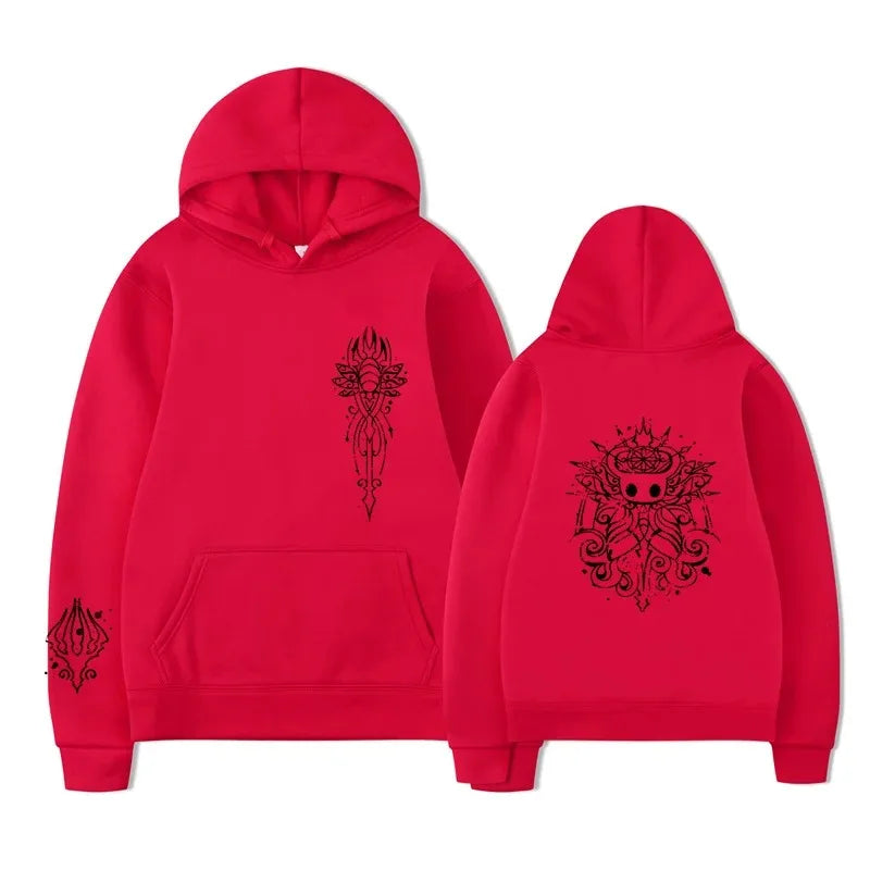 Latest Popular Geme Hollow Knight Peripherals Hoodies Men Women Loose Casual Fashion Oversized Pullovers Streetwear Sweatshirt